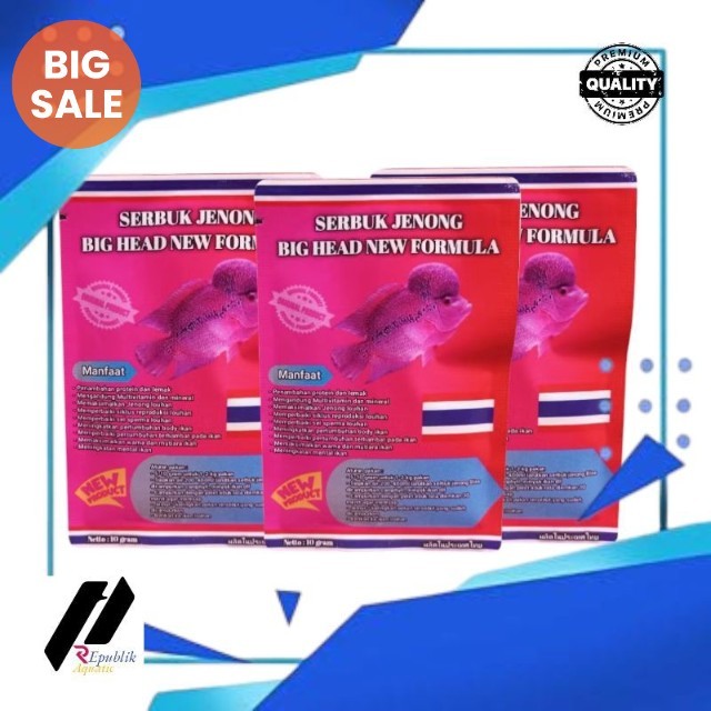 Serbuk jenong louhan original 100% / serbuk jenong untuk menaikkan jenong ikan louhan / louhan