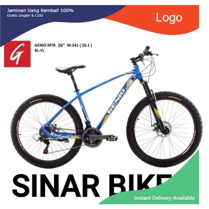 SEPEDA GUNUNG 26" MTB GENIO M 541 Alloy suspensi 24 Speed