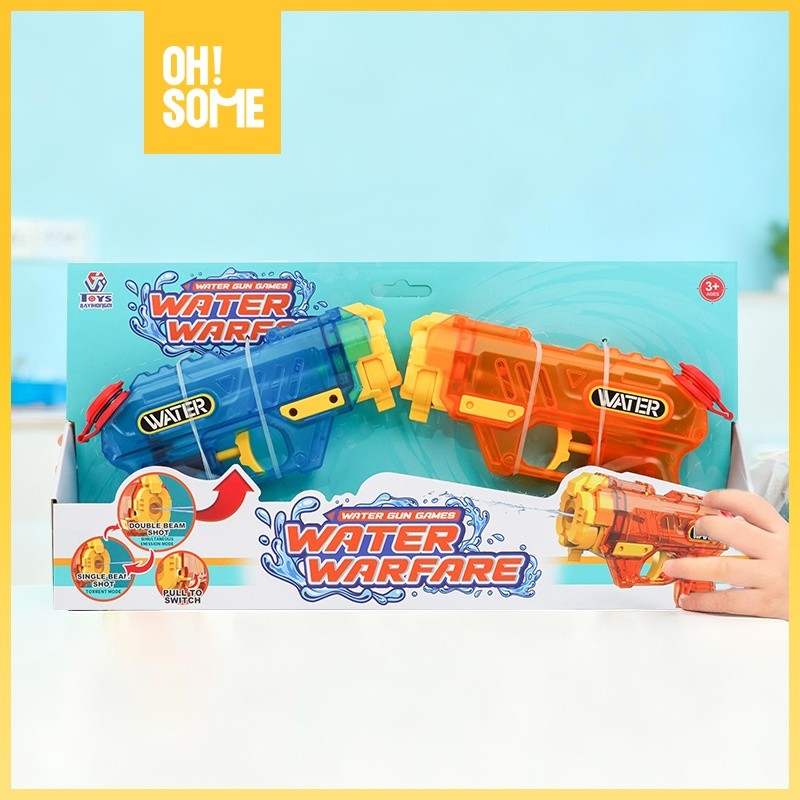 PRANADA OHSOME  Water Soft Gun Mainan Anak Pistol Air Tembakan Dual Water Gun Pistol Air Anak
