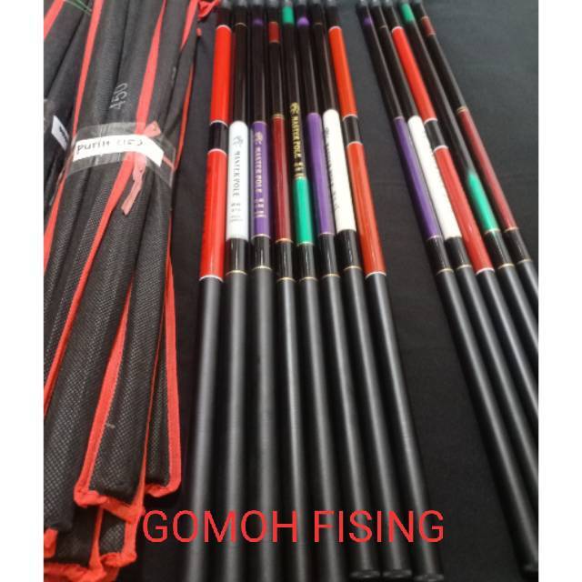 TERLARIS Joran tegek murah  MASTER POLE dan GABUS POLE dan KAINOBORI KAGOME 360 / 450/ 540 / 630/ 72