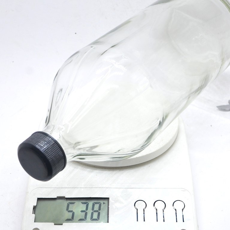 BOTOL BENSIN JAMU MADU KACA 1 LITER 1l air minum lebih sehat dari plastik anti tumpah