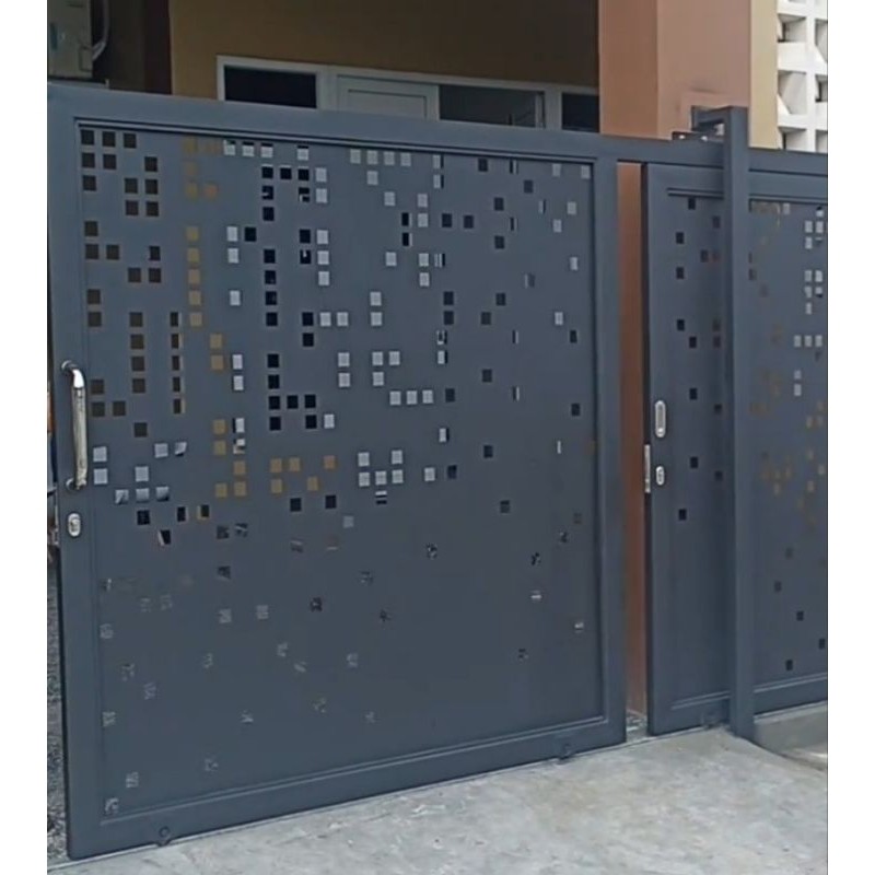 pagar rumah minimalis teras rumah model cutting