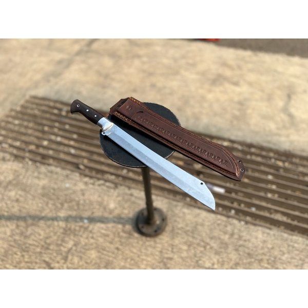 JM Golok mandau golok kerja golok tebas serbaguna full tang anti copot