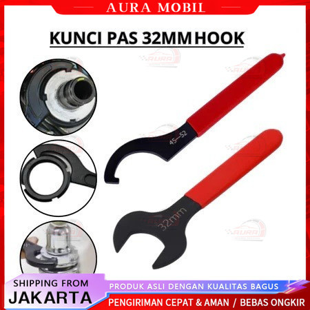 45-52mm hook wrench kunci komstir motor universal c type shock coilover wrench spanners dan kunci pa