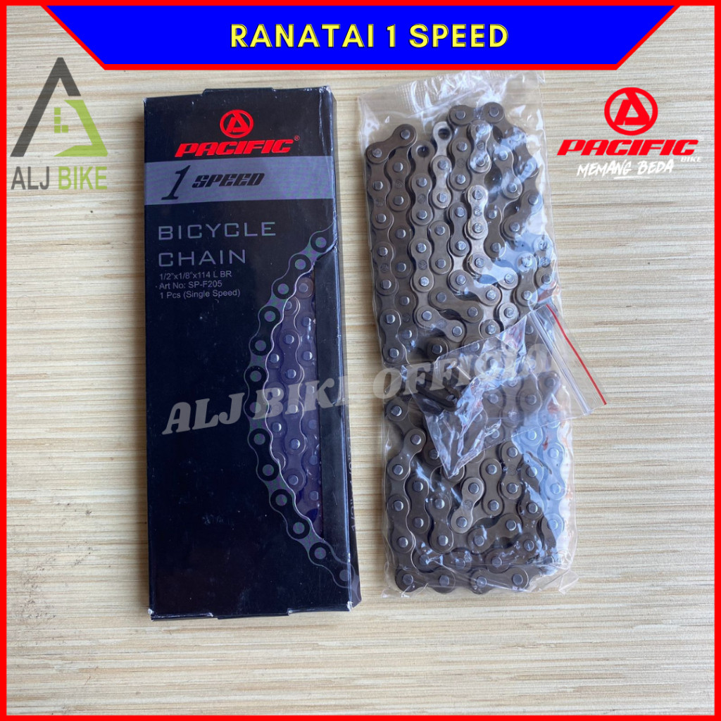 Circuit Automotive PACIFIC Rantai Rante Sepeda Anak Bmx Dewasa 1 Speed Single