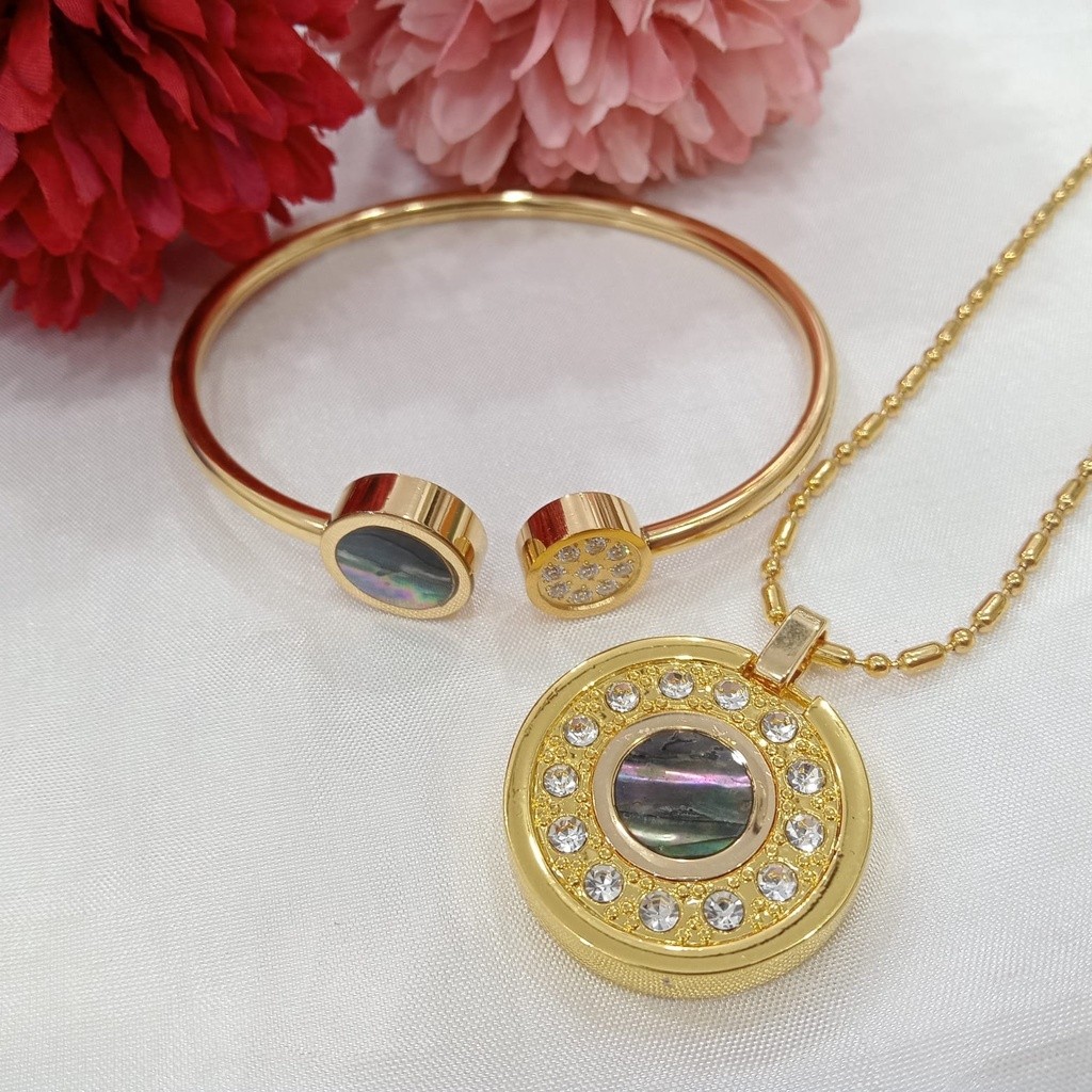 1 SET KALUNG KESEHATAN - KALUNG KESEHATAN QUANTUM PENDANT - KALUNG TERAPI KESEHATAN