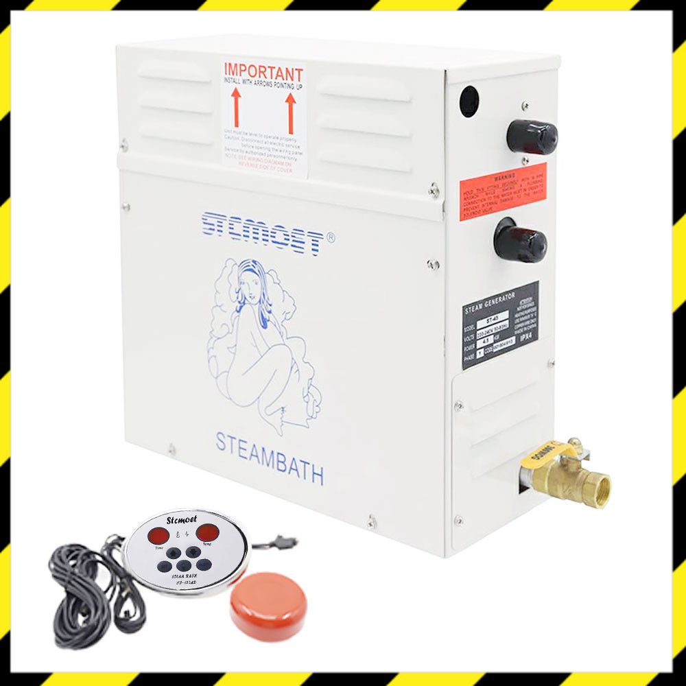 6KW Steam Generator Sauna Steam Bath Machine For Shower Home Sauna Room SPA Steam Machine with Digit