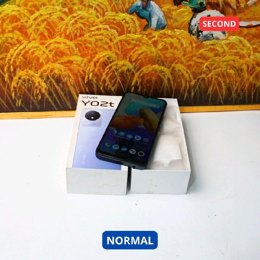 VIVO Y02T 4/64 GB HP SECOND ORIGINAL SINAR MUTIARA CELL