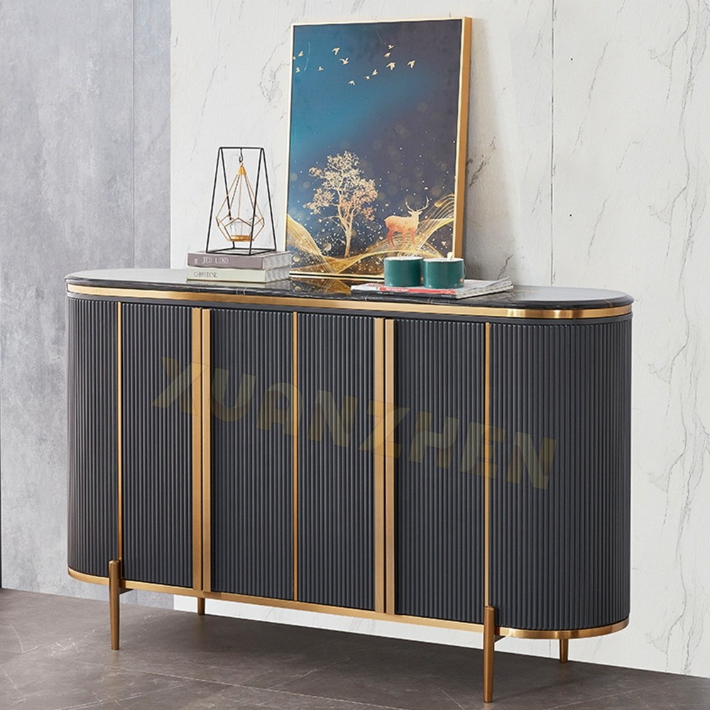 Dning Room Furniture Kitchen Cabinet Modern Designs Sideboard Buffet Cabinet Luxury Wood Sideboards 