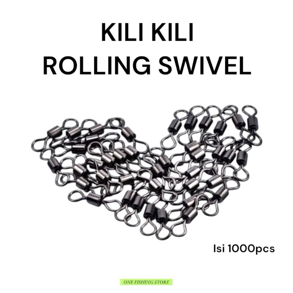 Kili Kili Pancing Rolling Swivel 1000pcs