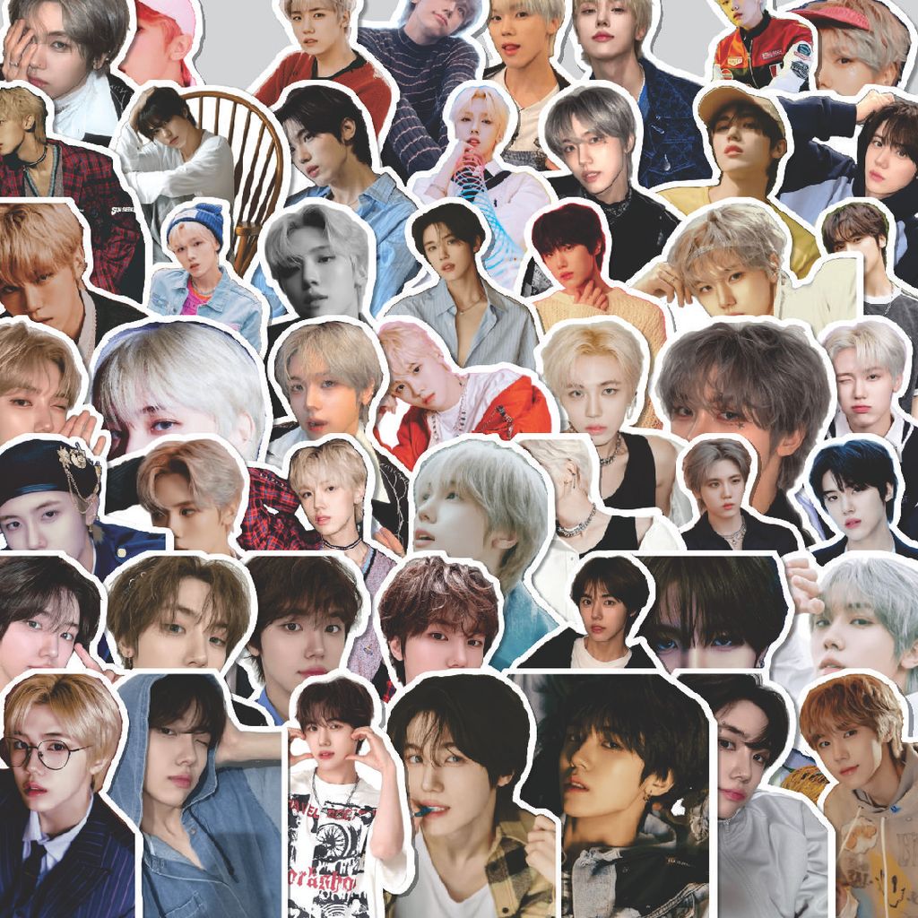 Stiker Cutting Pack Stiker Ahn Seongmin (Cravity) Isi 100Pcs Series Aesthetic Lucu Keren Untuk Koper