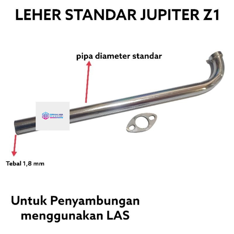 Leher Knalpot Standar JUPITER Z1 Pipa Tebel Knalpot Z1 Leheran knalpot Jupiter Robot Z1 Tebel 1.8mm 