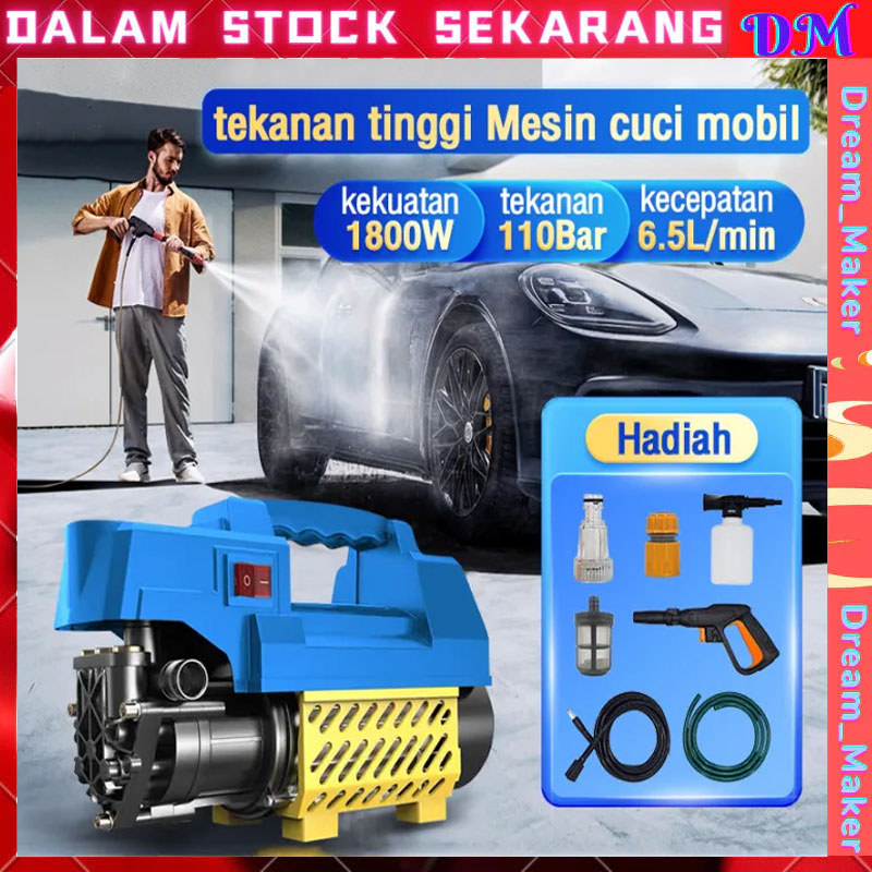 Jet Cleaner 600W Semprotan Cuci Motor Mesin Cuci Mobil Semprotan Kencang Alat Cuci Motor Mesin Cuci 