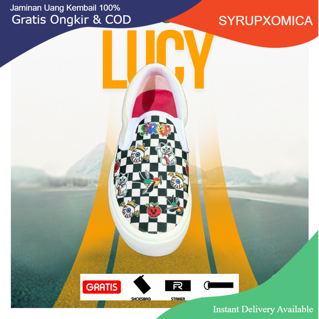 SYRUP SUPPLY l SLIP ON LUCY l SLIP ON CATUR