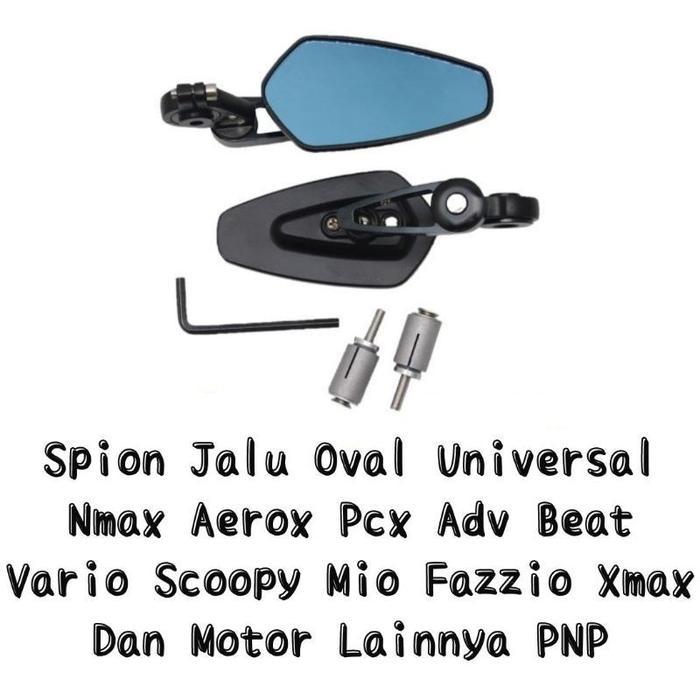 Spion Jalu Oval Carbon Bar End NMAX / AEROX / LEXI / VARIO 160/150/125/110 / BEAT / PCX / ADV -MK Mo