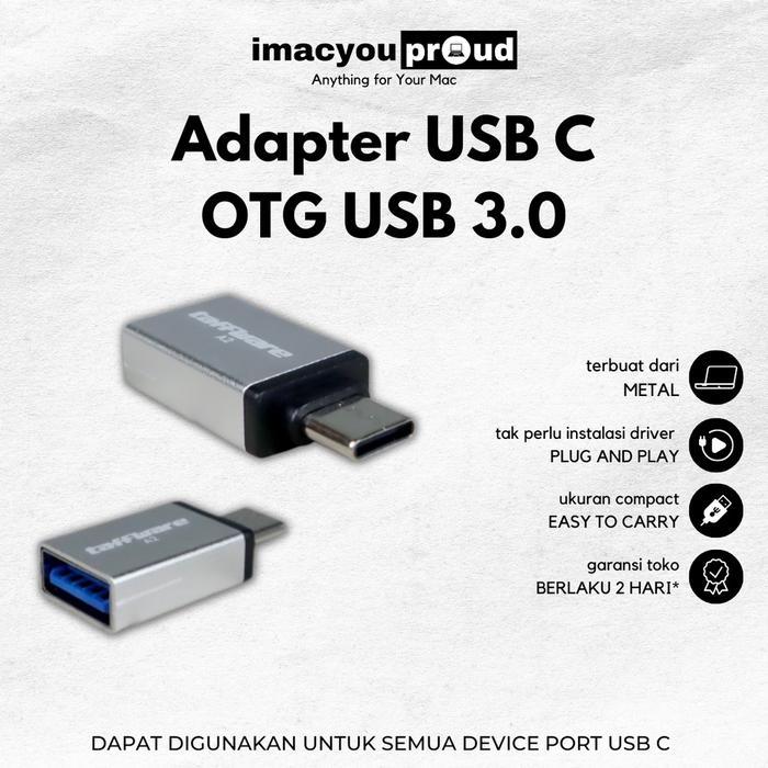 Adapter USB Type C to USB 3.1 OTG for Macbook Air Pro M1 iPad Samsung