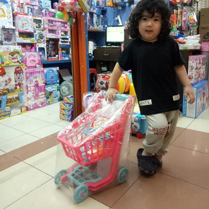 Mainan troli super maket /mainan troli belanja /mainan anak anak
