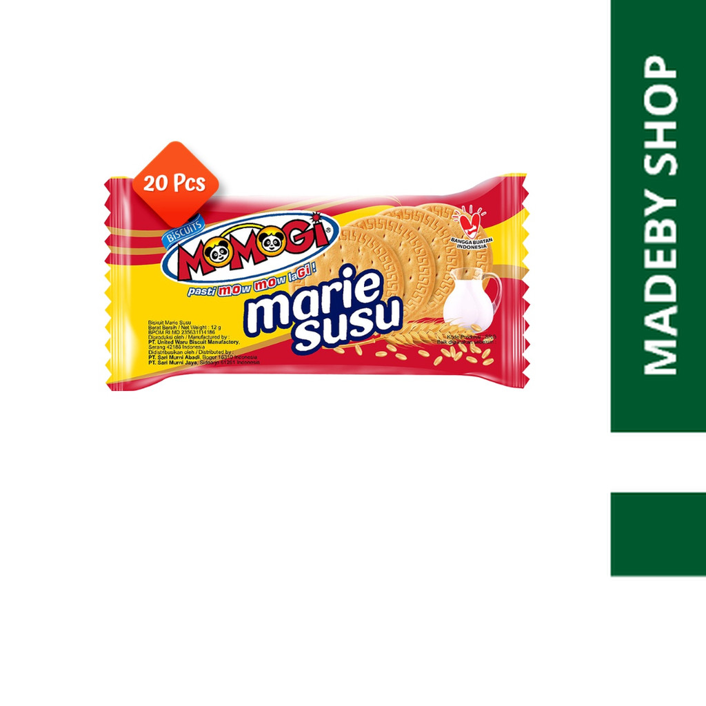BISKUIT MOMOGI MARIE SUSU PAK ISI 20 PCS