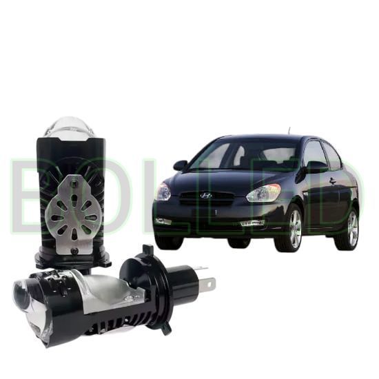 2pcs Lampu Utama LED H4 BiLED Ultra BRIGHT kipas Mobil Hyundai Accent BLD