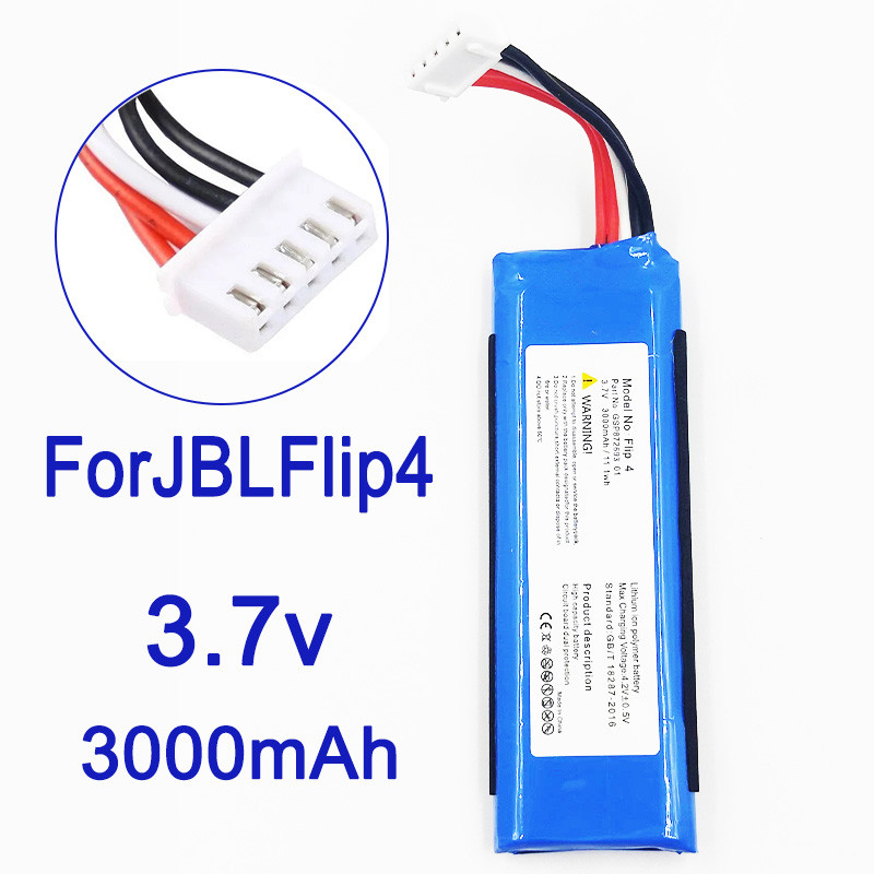 New replacement GSP872693 01 3.7V 3000mah battery for JBL Flip 4 /Flip 4 Special Edition battery