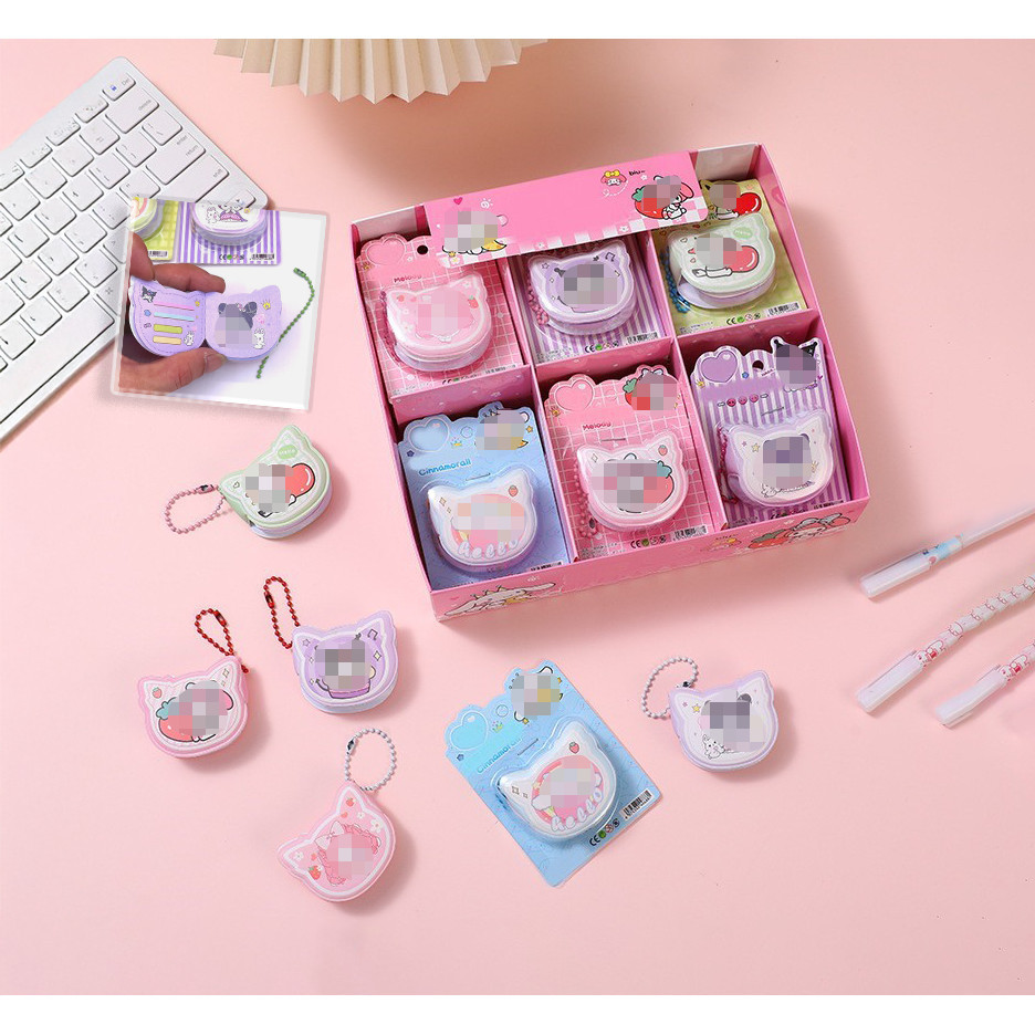 S6657 Buku Kecil / Buku Catatan Gantung Lucu / Catatan Kecil dengan Gantungan Rantai / Catatan Kecil