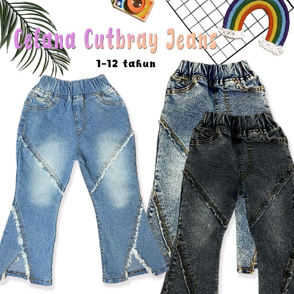 CELANA CUTBRAY JEANS/ CUTBRAY JEANS ANAK PEREMPUAN/ CELANA KEKINIAN