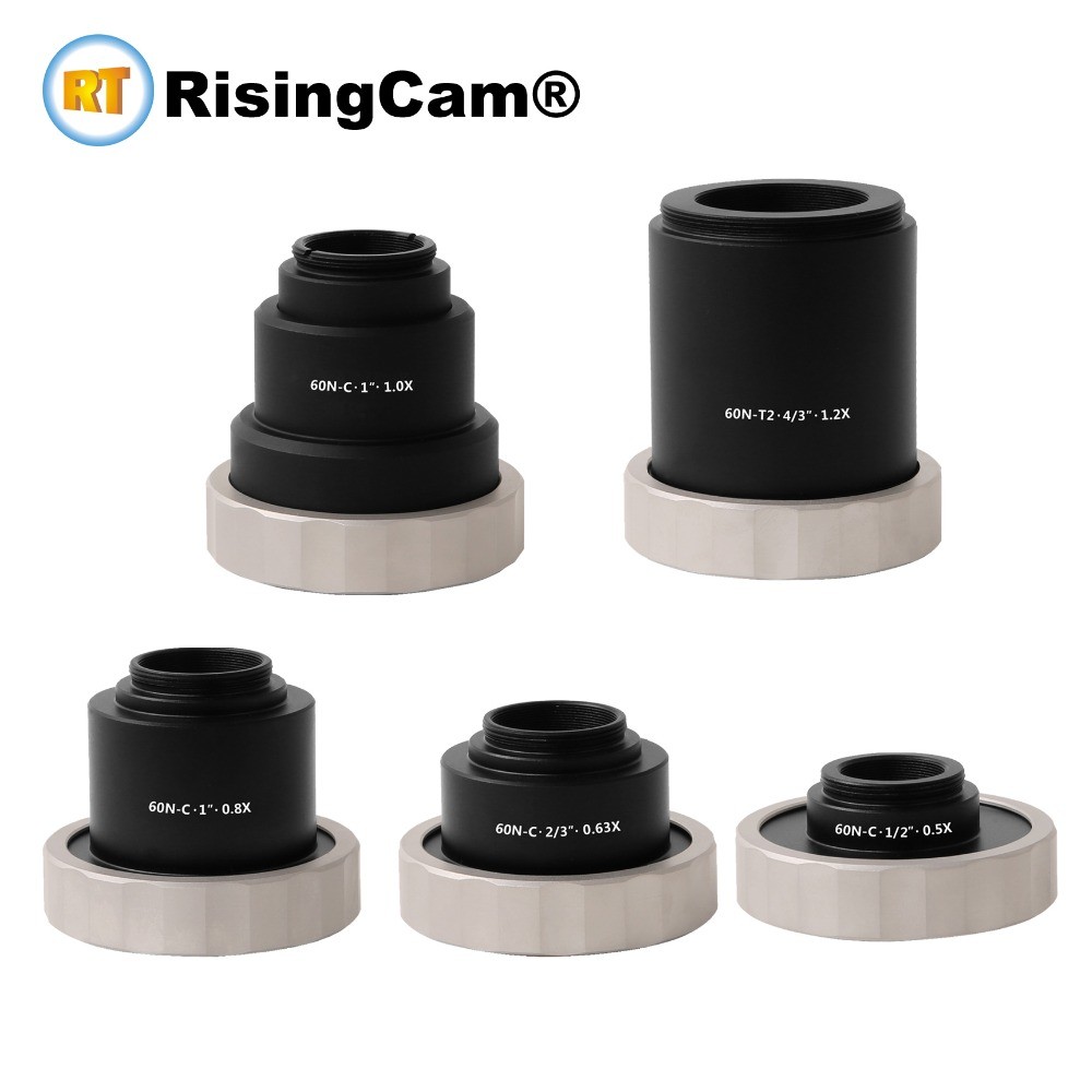 60N microscope C mount adapter 0.5x 0.63x 0.8x 1x 1.2x 1.5x 2.25x camera C mount adaptor compatible 