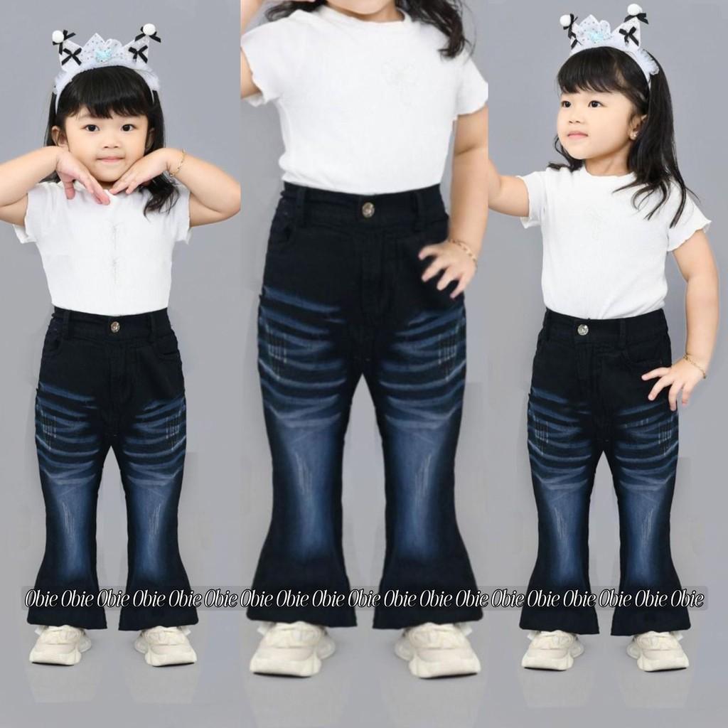 by obie jeans cutbray korea anak perempuan umur 1-17 tahun