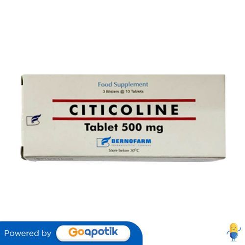 Citicoline Bernofarm 500 Mg Box 30 Tablet