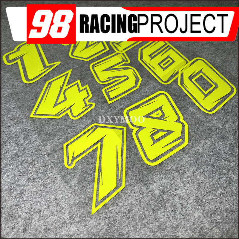 stiker angka stiker angka buat motor stiker angka keren stiker untuk motor