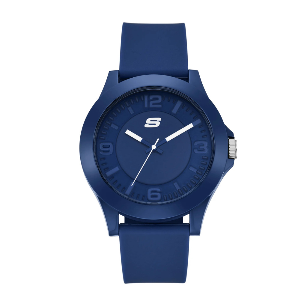 Skechers Rosencrans Blue Navy Jam Tangan Pria 46mm SR5256