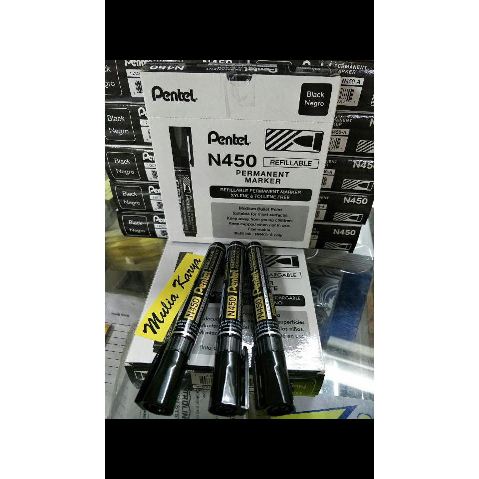 Spidol Pentel Permanent Marker N450
