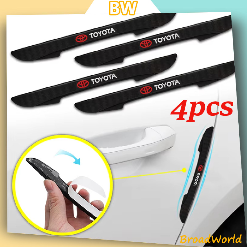 BW Anti Gores Pintu Mobil 4 Set Pelindung Samping - Peredam Benturan Karet Berkualitas, Mudah Dipasa