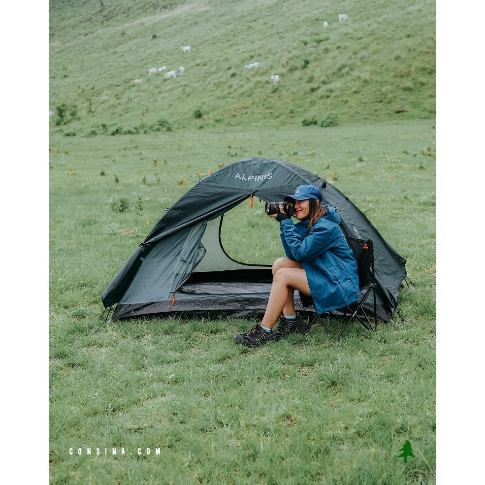Consina Alpinis Tenda Gunung 2-3 Orang | Outdoor Camping Hiking Tent FREE BANTAL PULES