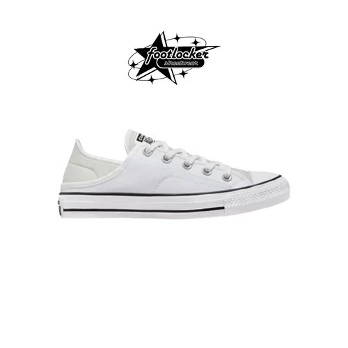 Sepatu Converse Chuck Taylor All Star Crush Heel OX White  Original   Unisex