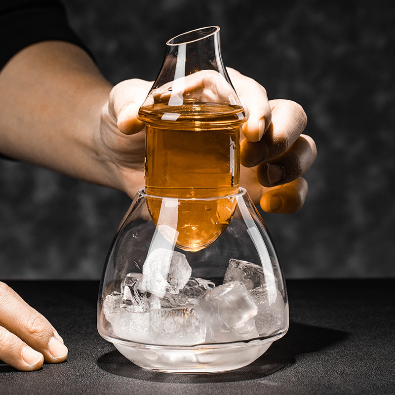 Crystal Wine Bottle Set Red Wine Glass Sake Set Rice Wine Glass White Wine Glass Warmer Hot Bottle I