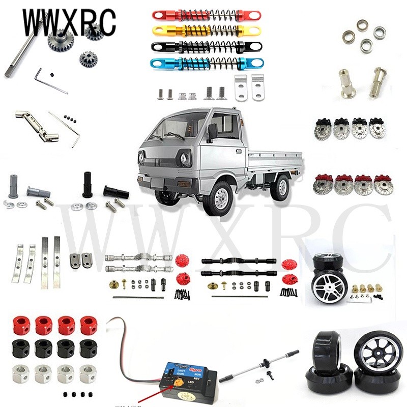 Metal Drive Shaft Hex Adapter Rear Axle Wheel Hub Gearbox Y for WPL D12 C14 C24 C34 B14 B24 RC Car U