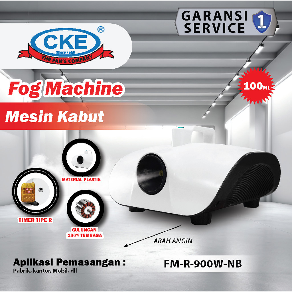 CKE Portable Sanitizer Fogging Machine 900W Disinfection Smoke Machine Fogging Nyamuk Serangga