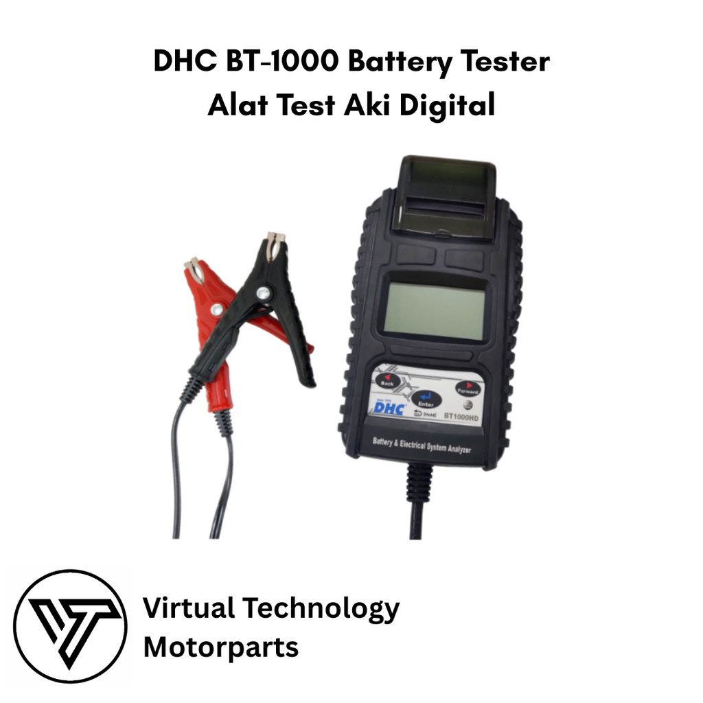 DHC BT-1000 Battery Tester Alat Test Aki Digital