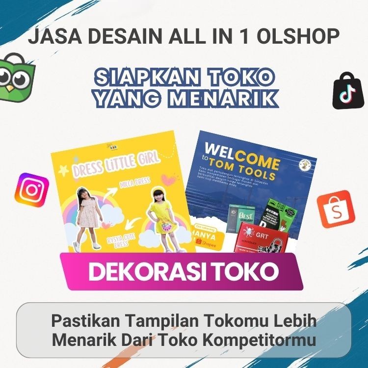 Jasa Dekorasi Toko Desain Full Toko Banner Dan Foto Sampul Toko DekoXpress