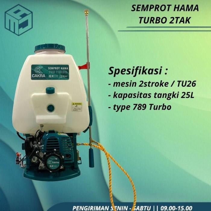 GFT Power Sprayer GX26 2 TAK Mesin Semprot Hama TU26 25L CAKRA MODEL THAILAND