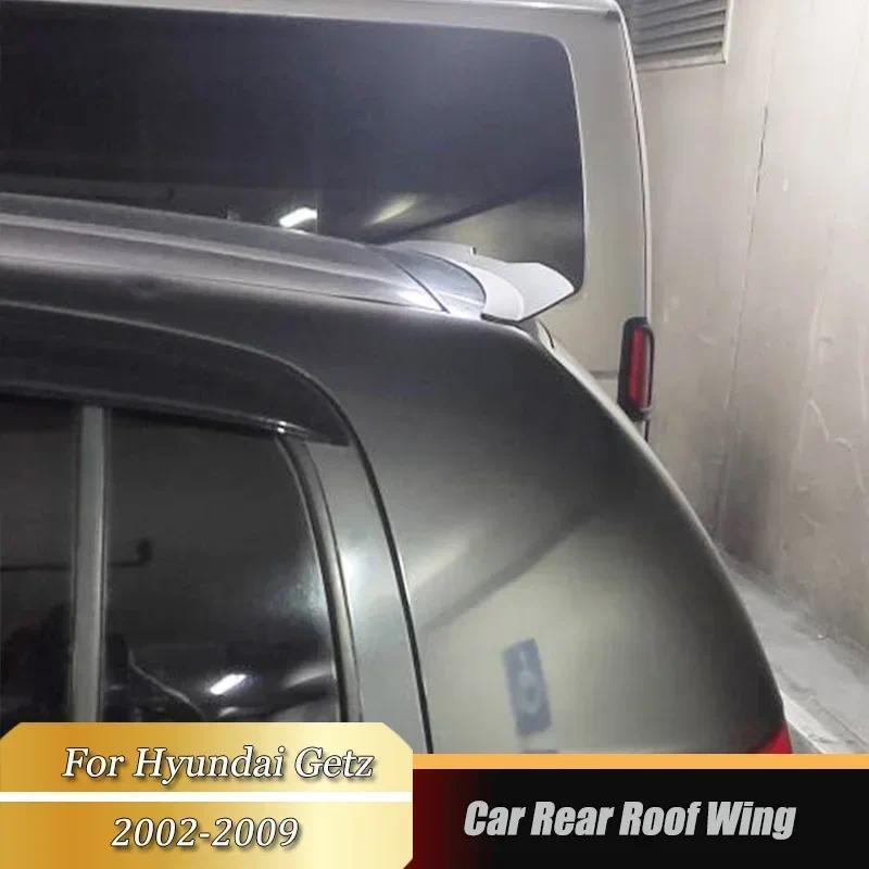 For Hyundai Getz 2002-2009 Car Rear Roof Lip Spoiler Wing ABS Glossy Black Car Rear Tail Wing Decora