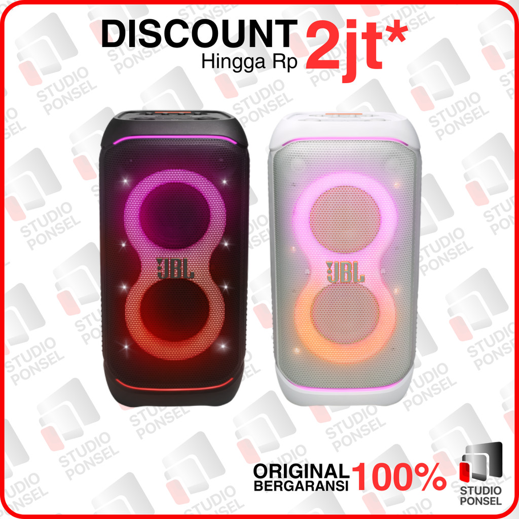 JBL PartyBox Stage 320 - Portable Party Speaker with Wheels Wireless Karaoke