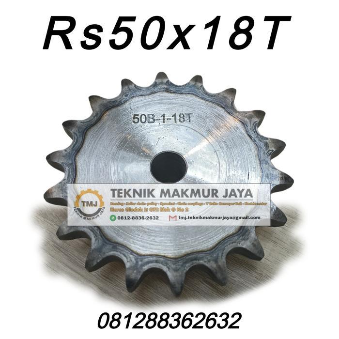 SPROCKET GEAR SINGLE 50 -1 X 18T / SPROCKET 50 X 18T