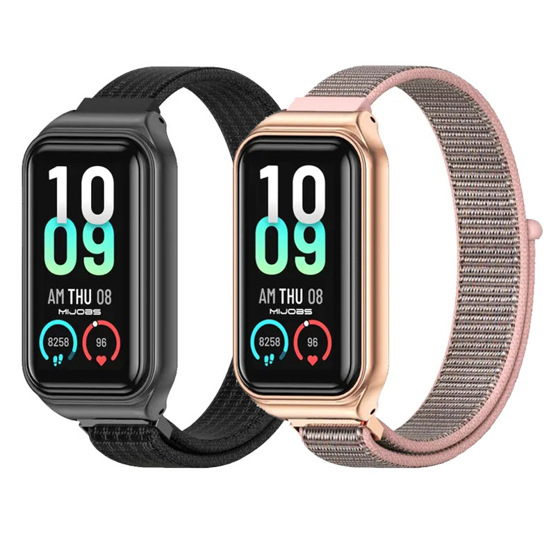 Band Strap For Amazfit Band 7 Nylon Loop Wristband For Amazfit Band 7 Bracelet Global Version Correa