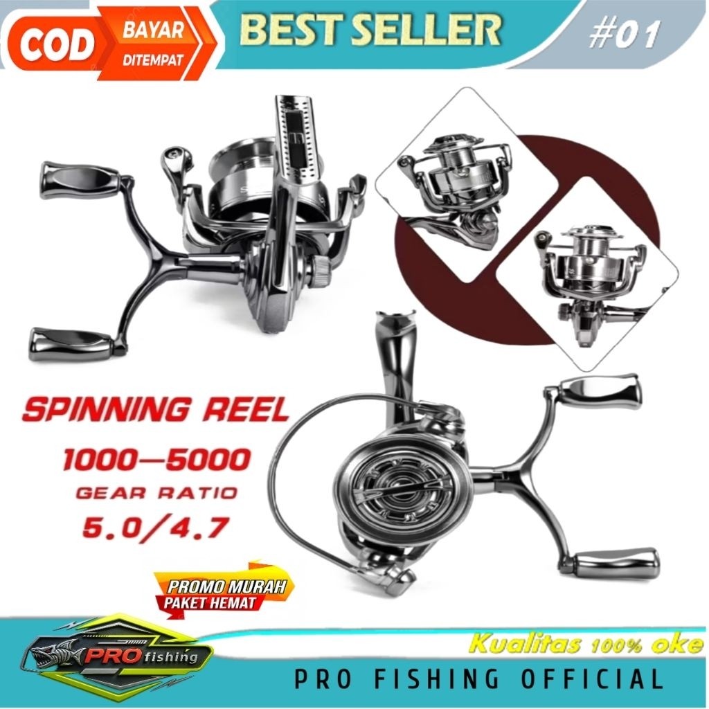 Sougayilang Double Handle Reel Pancing 2000-4000