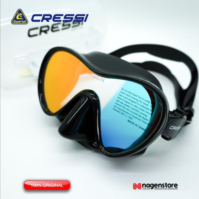 Cressi F1 Mask Cressi F 1 Mask Freddive Cressi Frameless Single lens - PINK