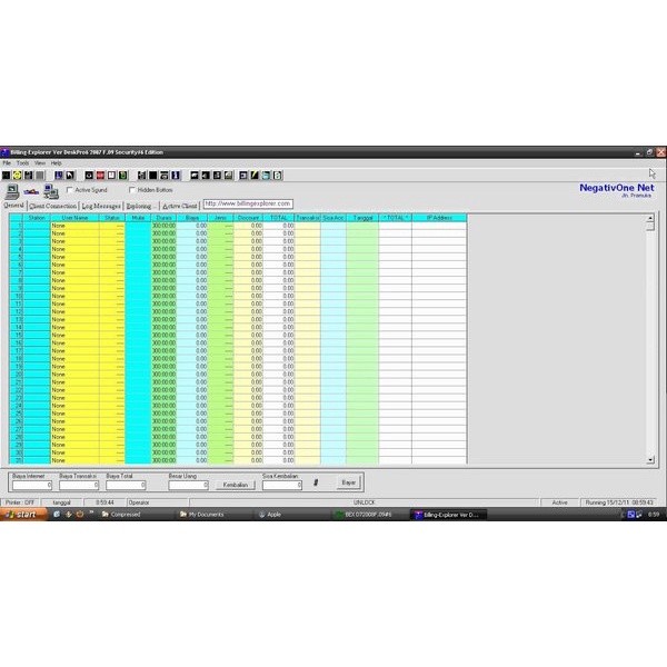 Software Billing Warnet Explorer DeskPro Full Solusi Error