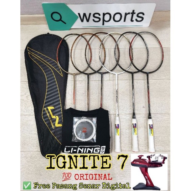 Raket Badminton LiNing Ignite 7 8 Ignite7 Ignite8 Original
