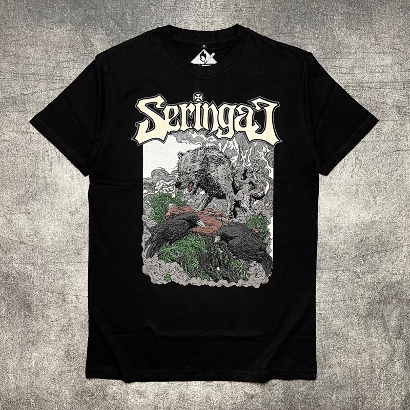Tshirt Seringai - WOLF CROWS Official Merchandise
